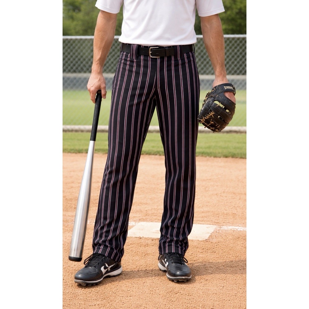 Vtg Boombah Ultimate Baseball Softball Pants Blue W/Stripes